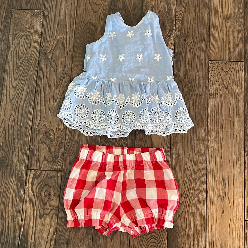 Handmade Peplum and Shorts